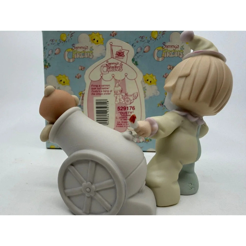 Precious Moments Dusty Sammys Circus Clown Cannon Figurine 529176 Enesco 1993